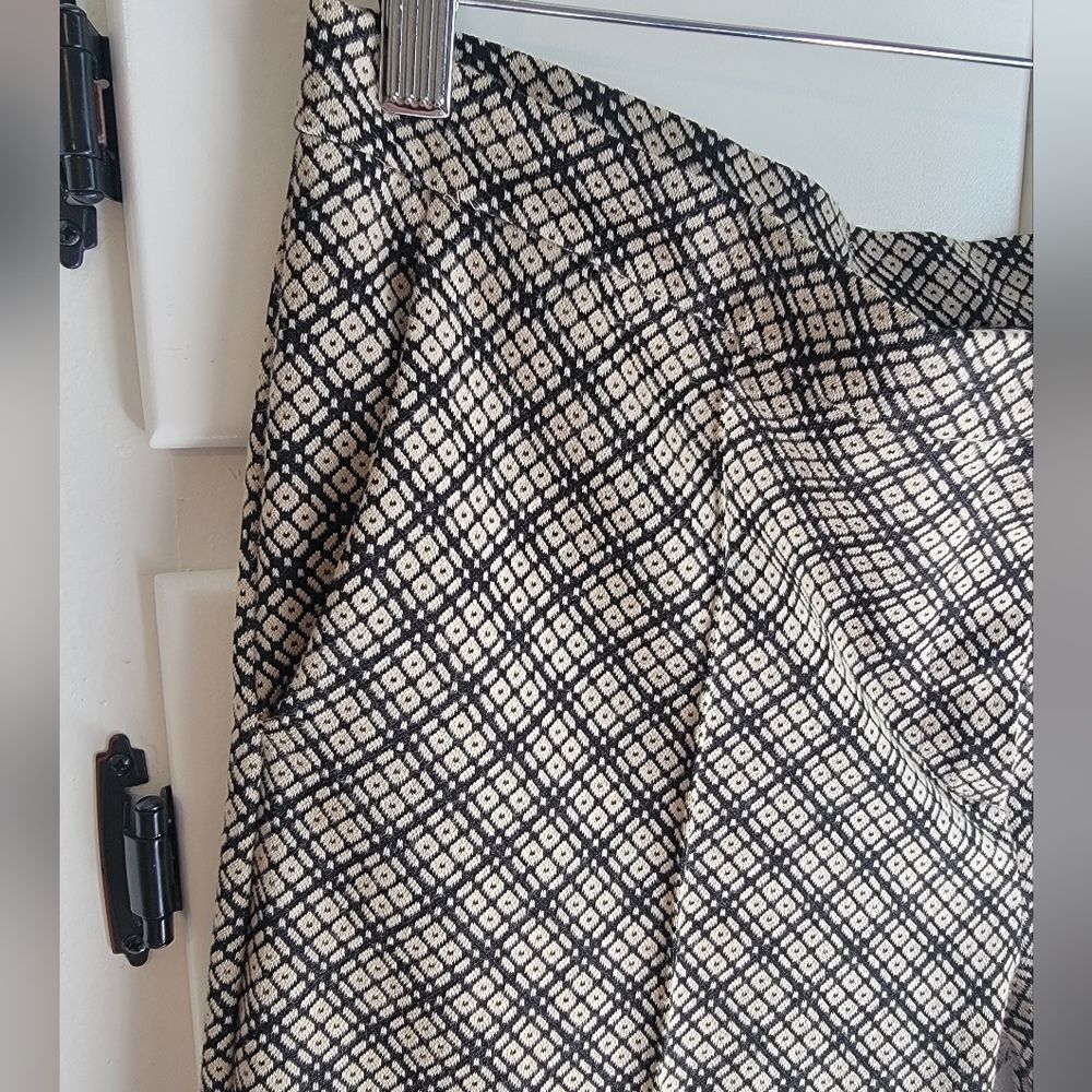 Max Mara Weekend Straight Leg Pleat Trouser Printed Pants - Picture 3 of 4